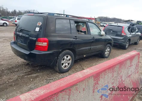 2003 Toyota Highlander V6 из США, поврежденный, VIN JTEGF21A930099398